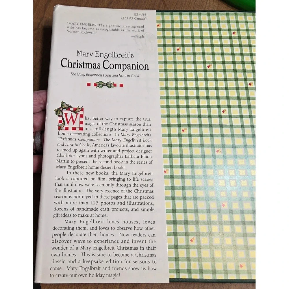 Mary Engelbreit's Christmas Companion Hardcover Book Holiday Decor Crafts